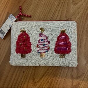 Strawflower christmas coin pouch from the Paper Store